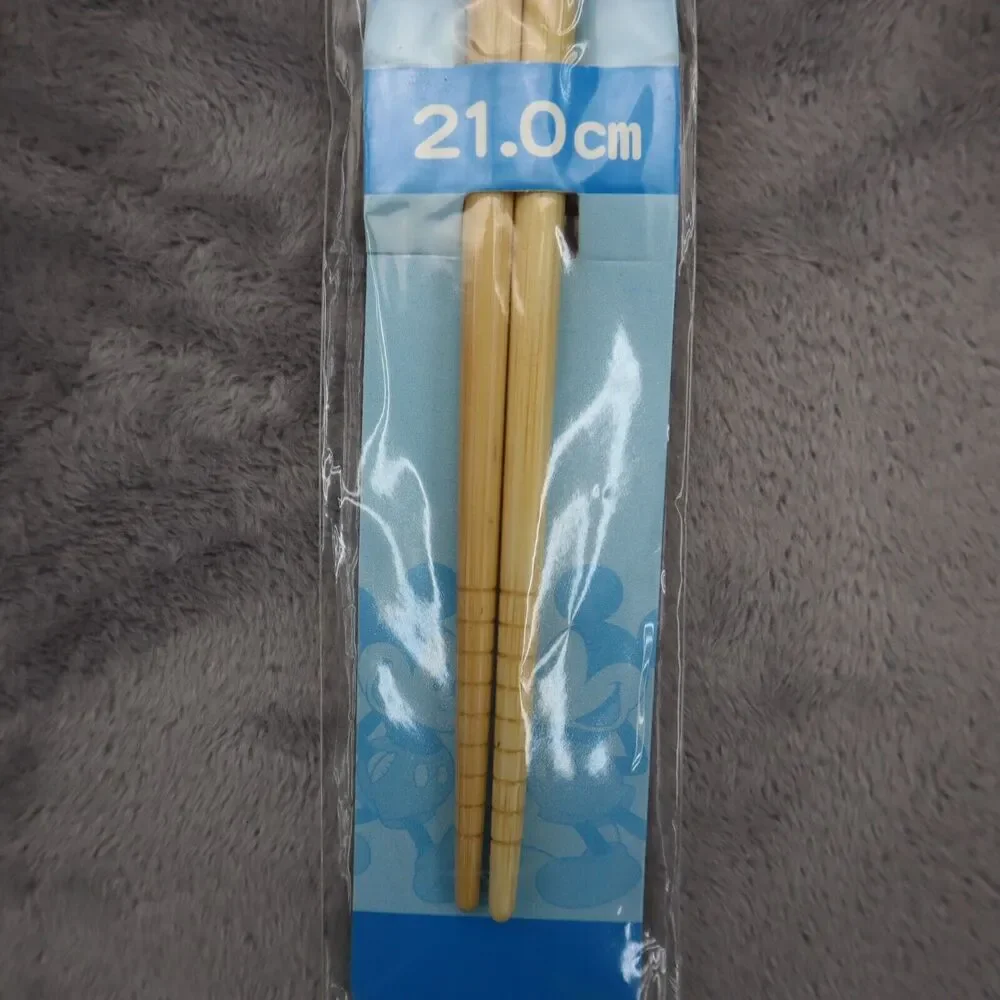 Disney Mickey Bamboo Chopsticks Chopstick 3 - 21cm & 2 - 33cm 5 total packs